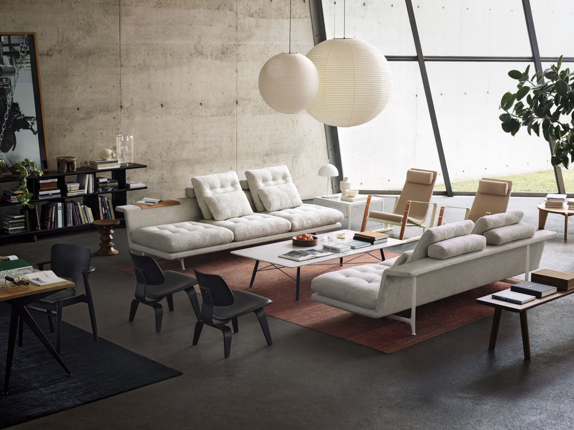 Akasi 45A 55A 75A 120A Pendant light Vitra 45A Akari 45A B 45 x T 45 x H 45 cm VITRA 20150801